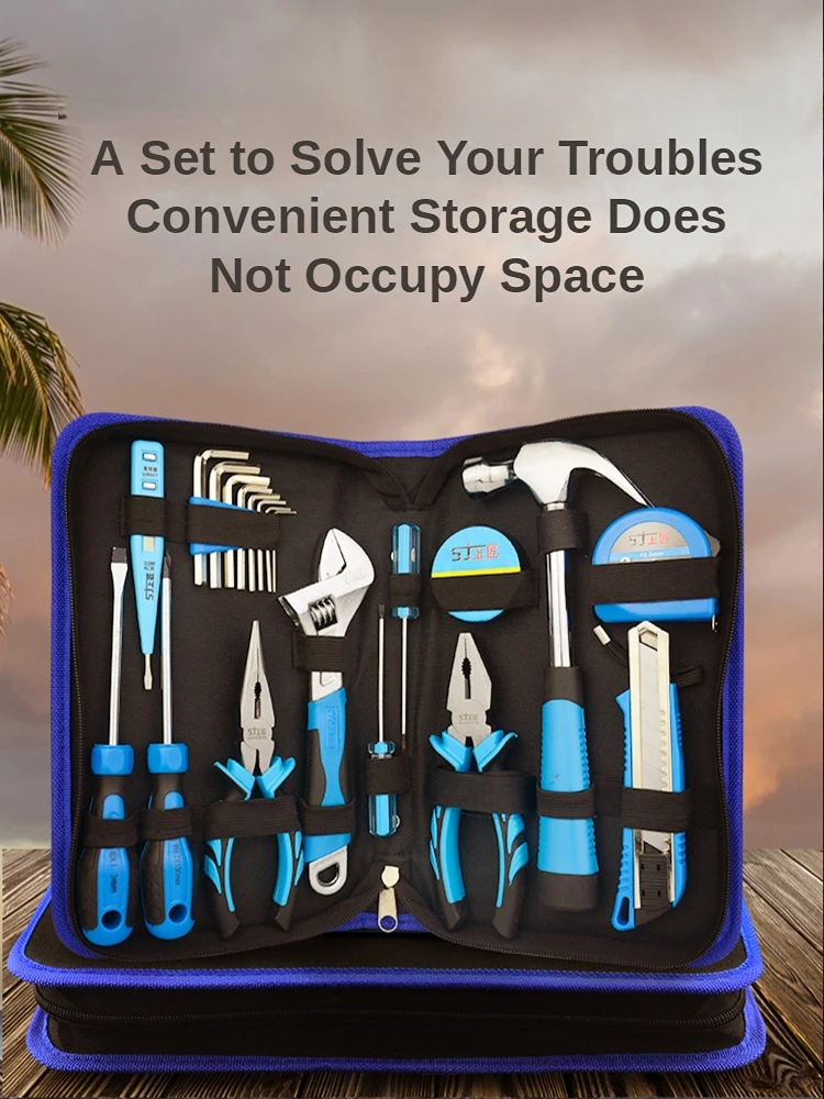 

Multifunctional Toolbox Professional Safety Suit Oxford Cloth Storage Tool Set Plumber Easy To Carry Home Hand Tool Set CN