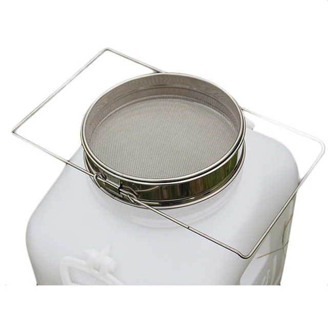 Méz Szűrők Szűrő Képernyő Hálószűrő Méhészeti Szerszámok Rozsdamentes Acél Kétrétegű Szitátáriumi Berendezések Méhek - Image 4