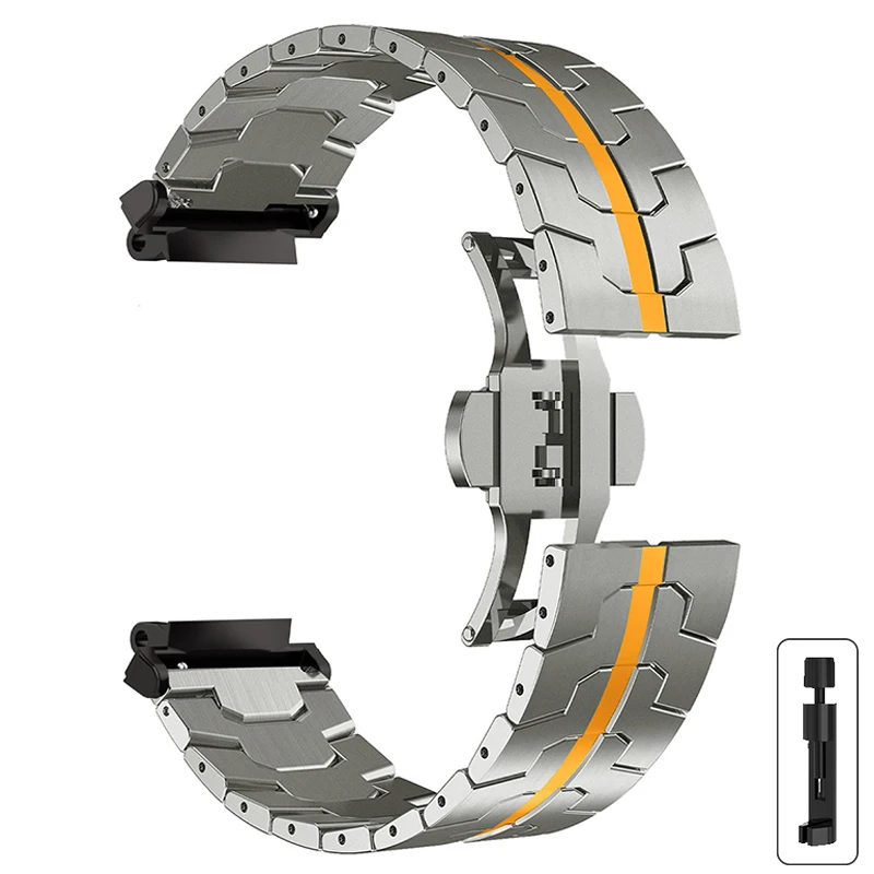 Luxucy Stainless Steel Watch Strap - Premium Metal Band Accessory