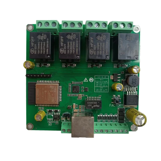 Ethernet Relay Board Network MQTT Home Assistant Domoticz Modbus WiFi RS485 CAN Module HTTP Web TCP UDP CoAP IP Watchdog Timer