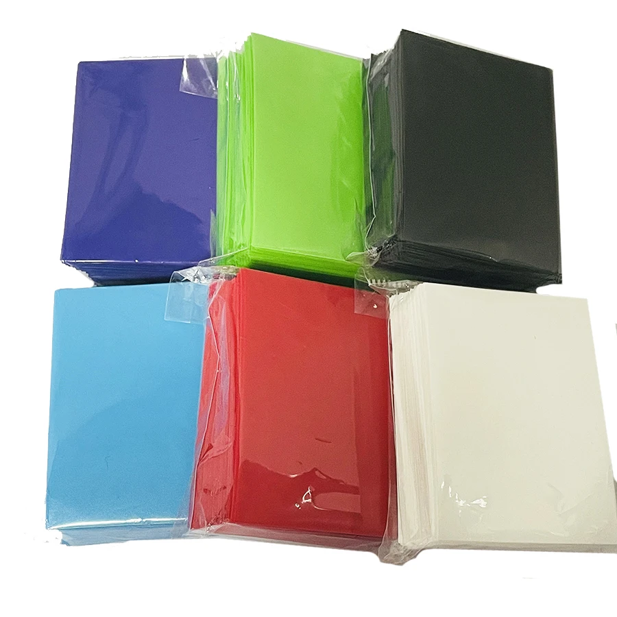 Sharkbang New Arrival 100pcs/Lot Holo Card Sleeves 66x91mm Laser Kpop Holders For Postcards Films Game Cards Photocard Protector 2