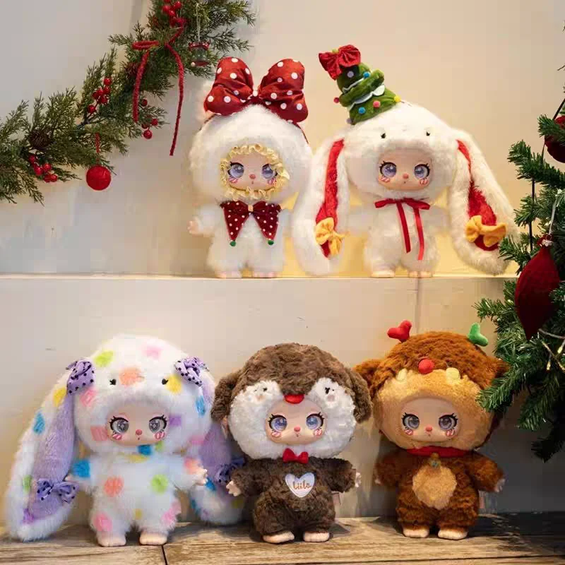 리일라 600% 대형 플러시 블라인드 박스 비닐 플러시 인형 재고 있음 귀여운 수집용 봉제인형 블라인드 박스 수집가와 아이들을 위한 장난감