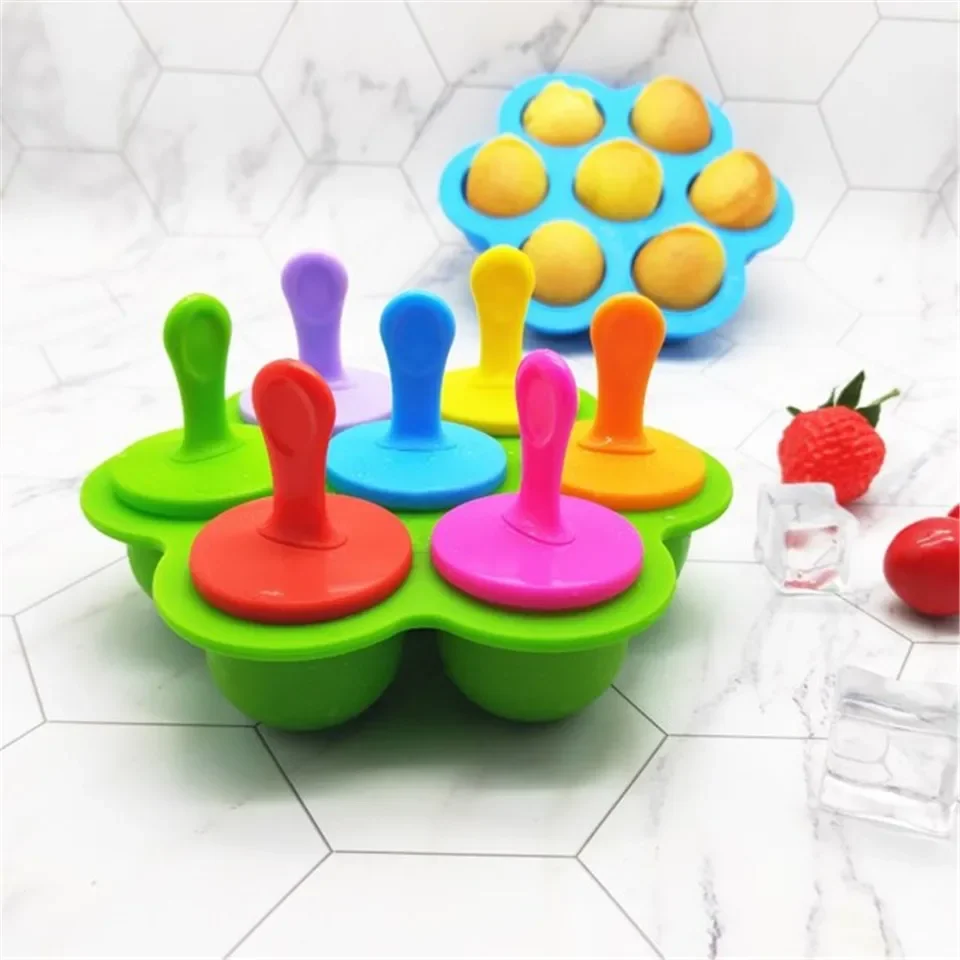 Freezer Jelly Pudding Ice Cream Mold Making Mould Multiple Fruit Ice Cream Silicone Chocolate Molds With Popsicle Sticks