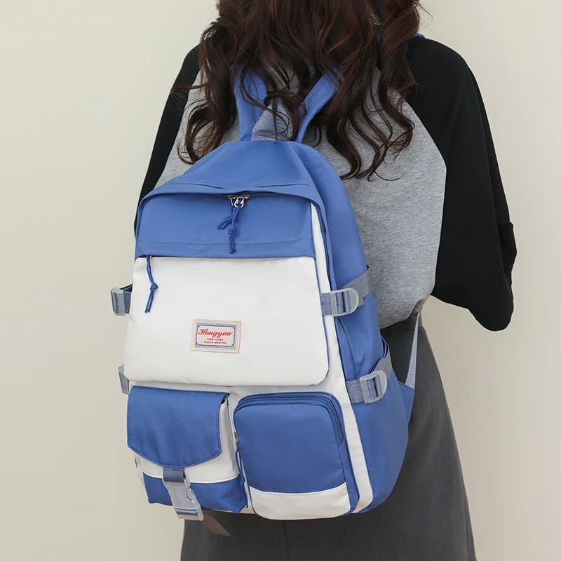 Women's Fashion Knapsack Waterproof Nylon Large-capacity Ladies Leisure Travel Backpack Designer High Quality Student School Bag