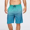 Gradient Swimming Trunks Mens Beach Pants Hot Spring Summer Holiday Shorts Lace Up Pocket Elastic Rise Shorts For Man шорты 2