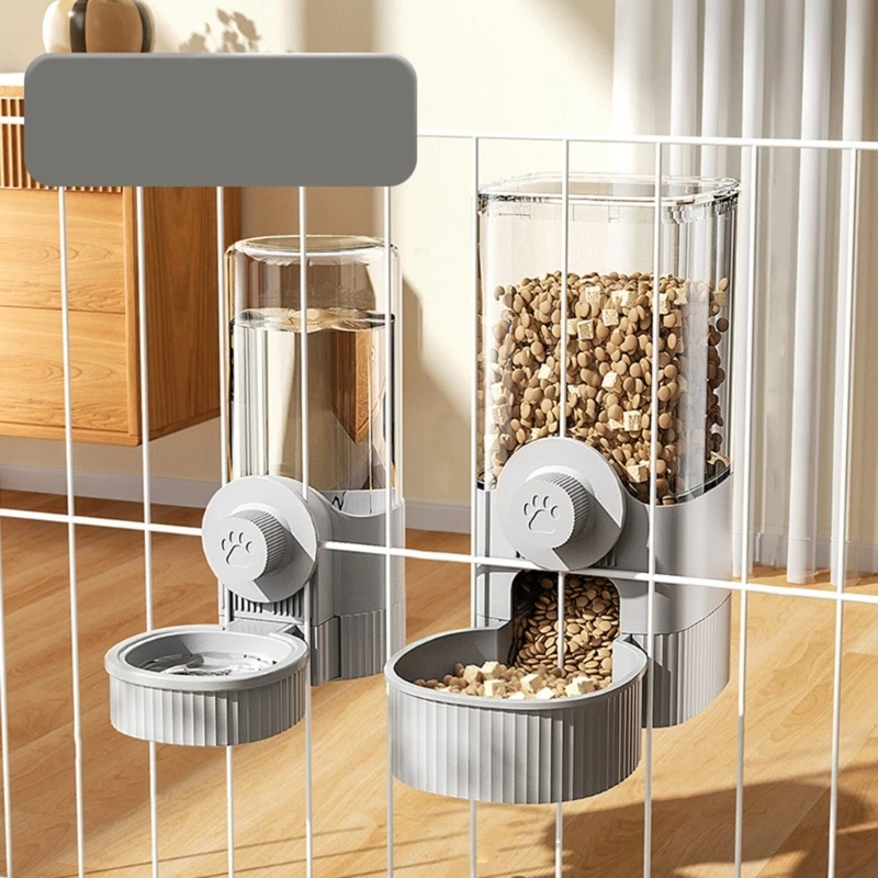 

Прозрачная миска для кормушек для домашних животных Кормушки для собак Маленькие собаки Кошки Поилка Большая вместительная для