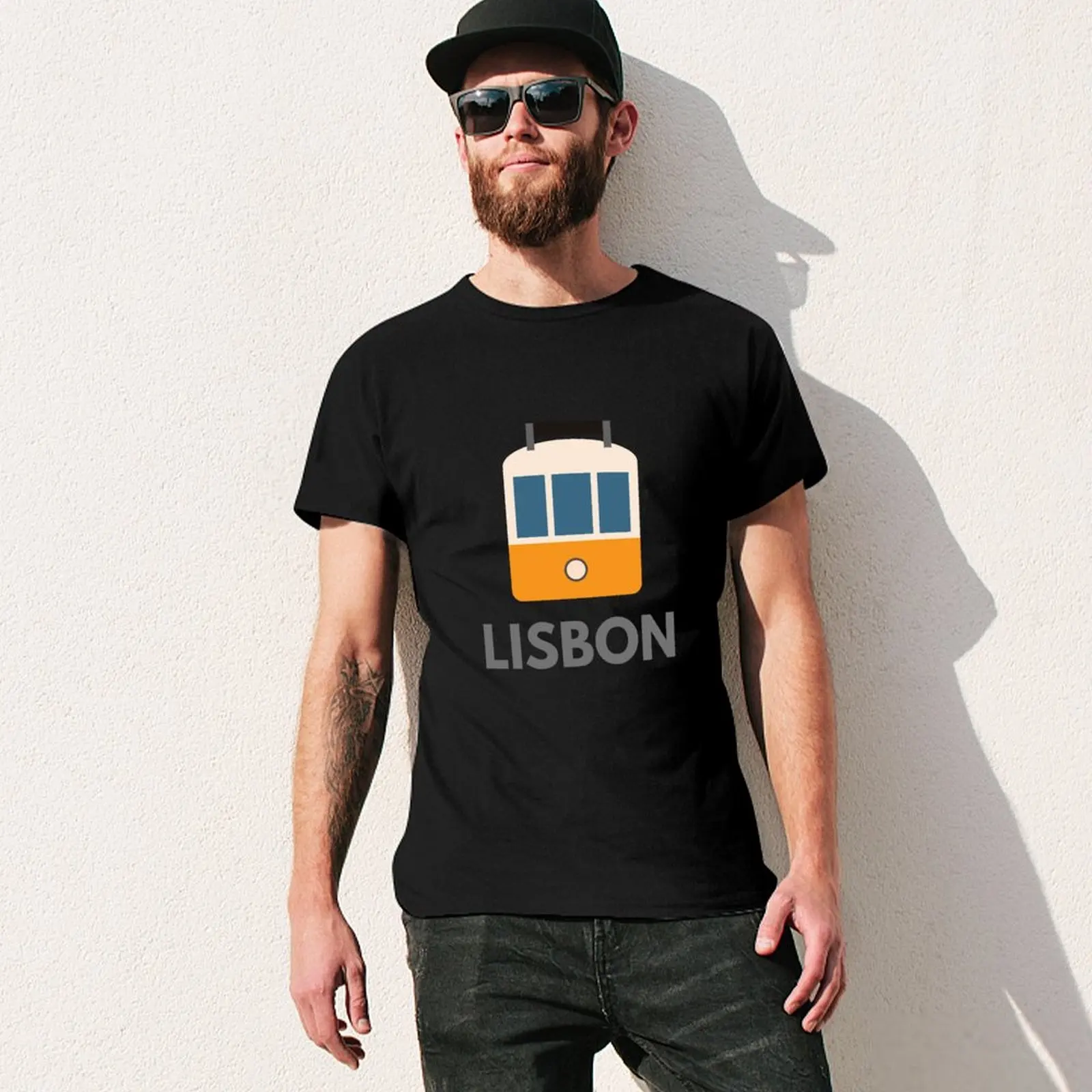 S70b151894f6648ab8485c71aebd9db477 Camiseta Oversized Lisboa Tram — Personalizada Masculina Portugal