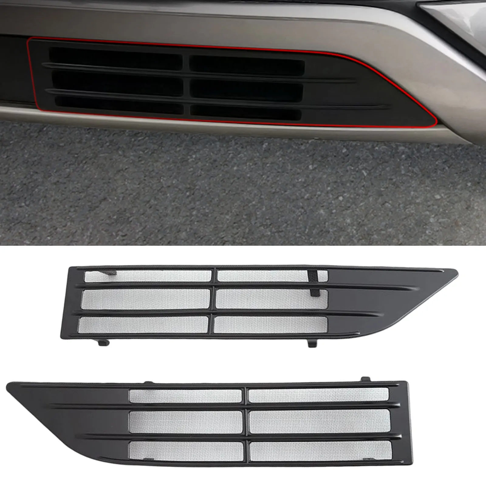 

For BYD Front Grille Mesh Air Inlet Protective Cover Replaces Water Tank Middle Net Protective Cover for BYD Atto 3 Yuan Plus
