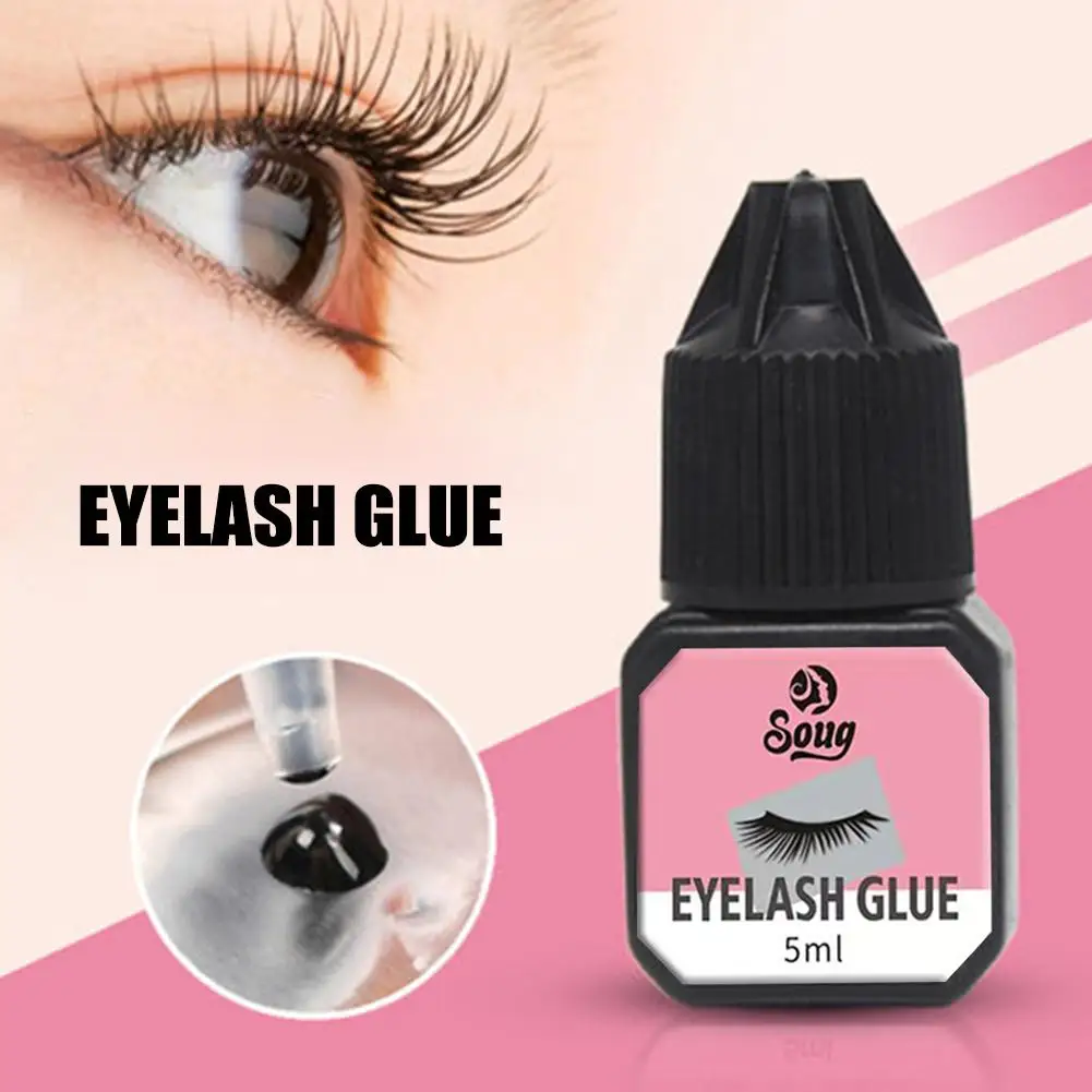 

Lady Black Glue For Fake Eyelash False Extension Supplies Glue 5ml Black Cap Adhesive Makeup Beauty Tool Korea Lava Lash D2t3