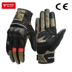 Men's Leather Summer Motorcycle Gloves Motorbike 오토바이 장갑 Luvas Motocicleta Handschuhe Gant Guantes Moto Verano Luva Motociclista