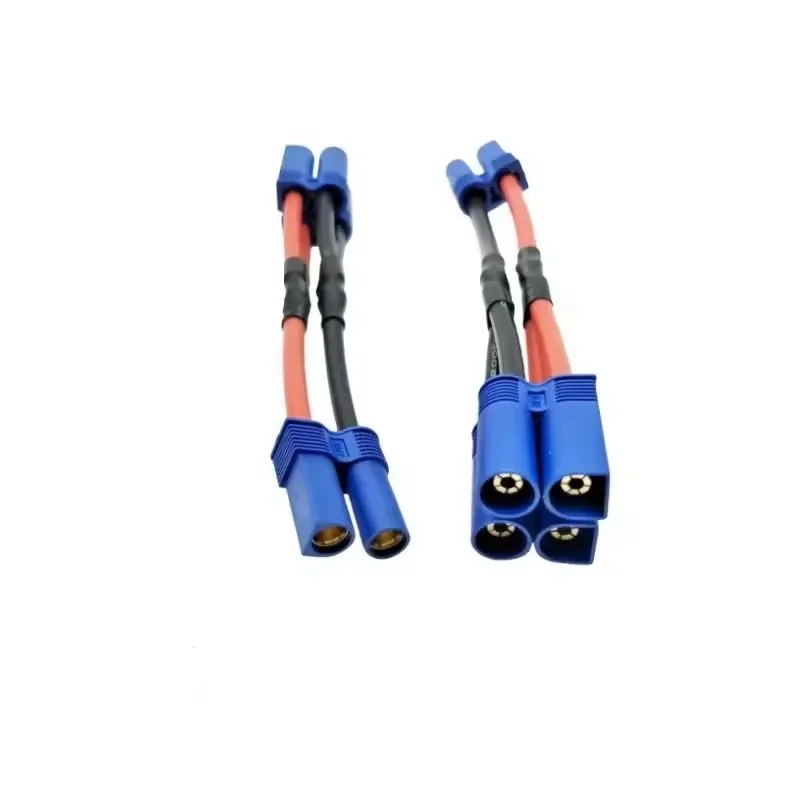 Câble parallèle EC5 12AWG 10cm pour batterie drone RC - Lot de 2