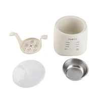 Egg Boiler Egg Poacher Electric Egg Cooker 6 Functions Hard Boiled Egg Cooker Poacher with Auto Shut Off Feature Steaming Bowl 2