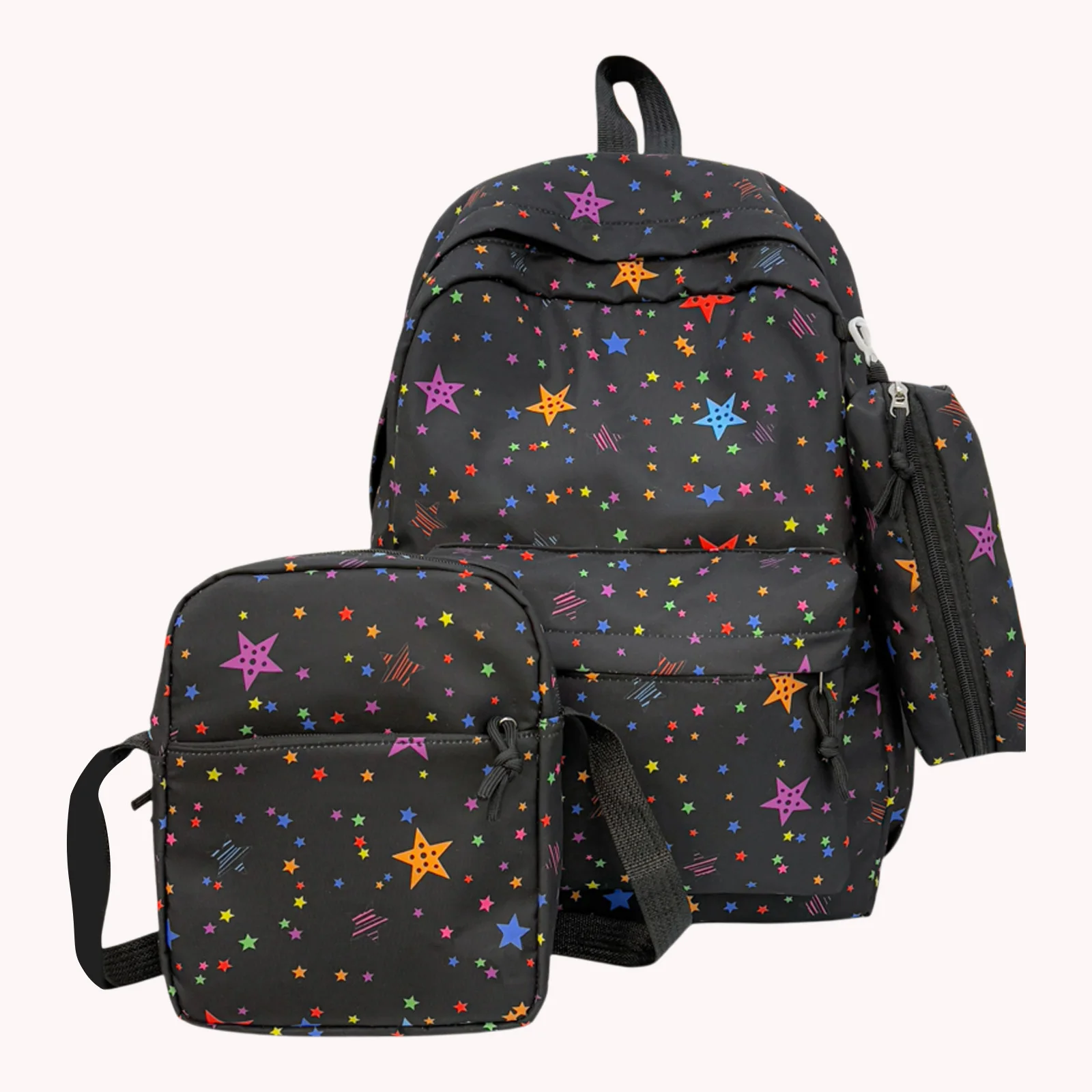 Animal Print Bookbag and Lunch Bag Combo with Lunch Box and Pencil Pouch Middle School Backpacks for Teens Girls Women College 3