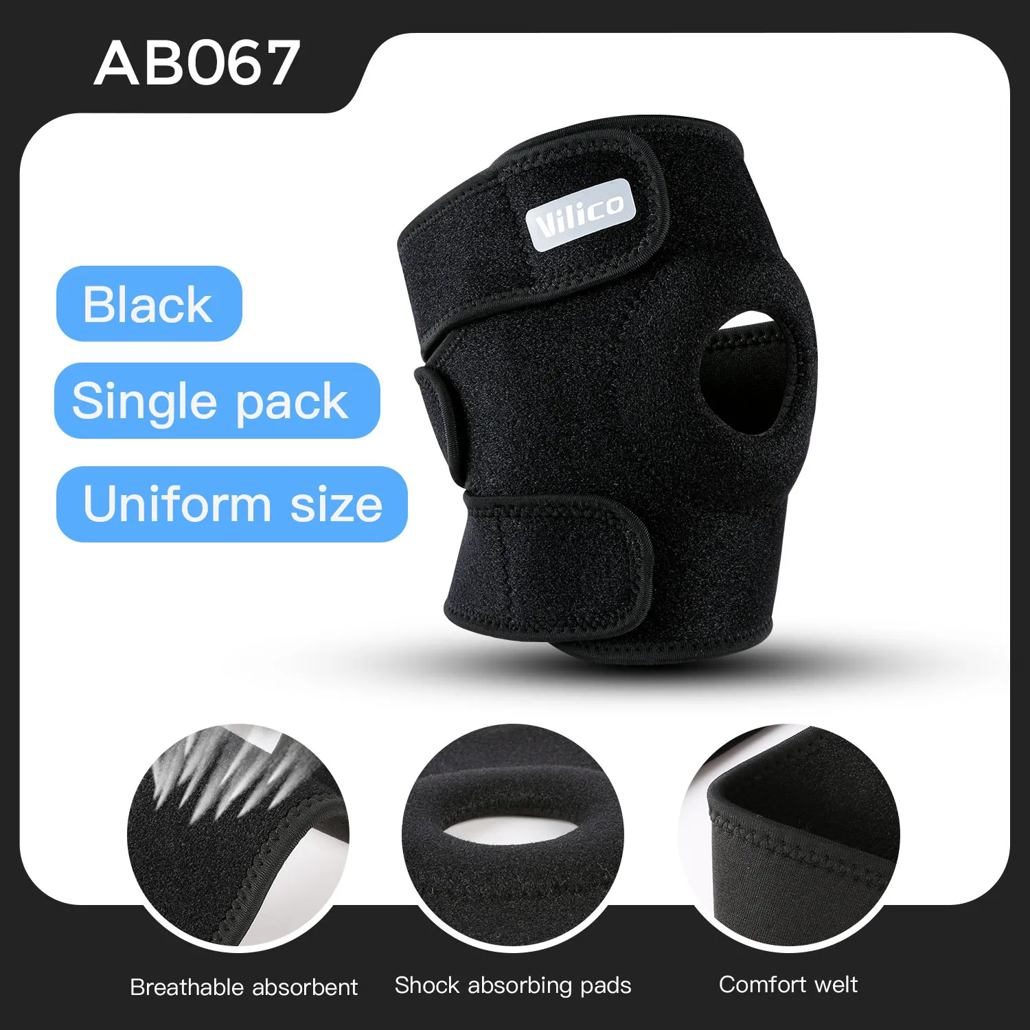 Elastic Fitness Knee Support Strap - Sports Knee Protector