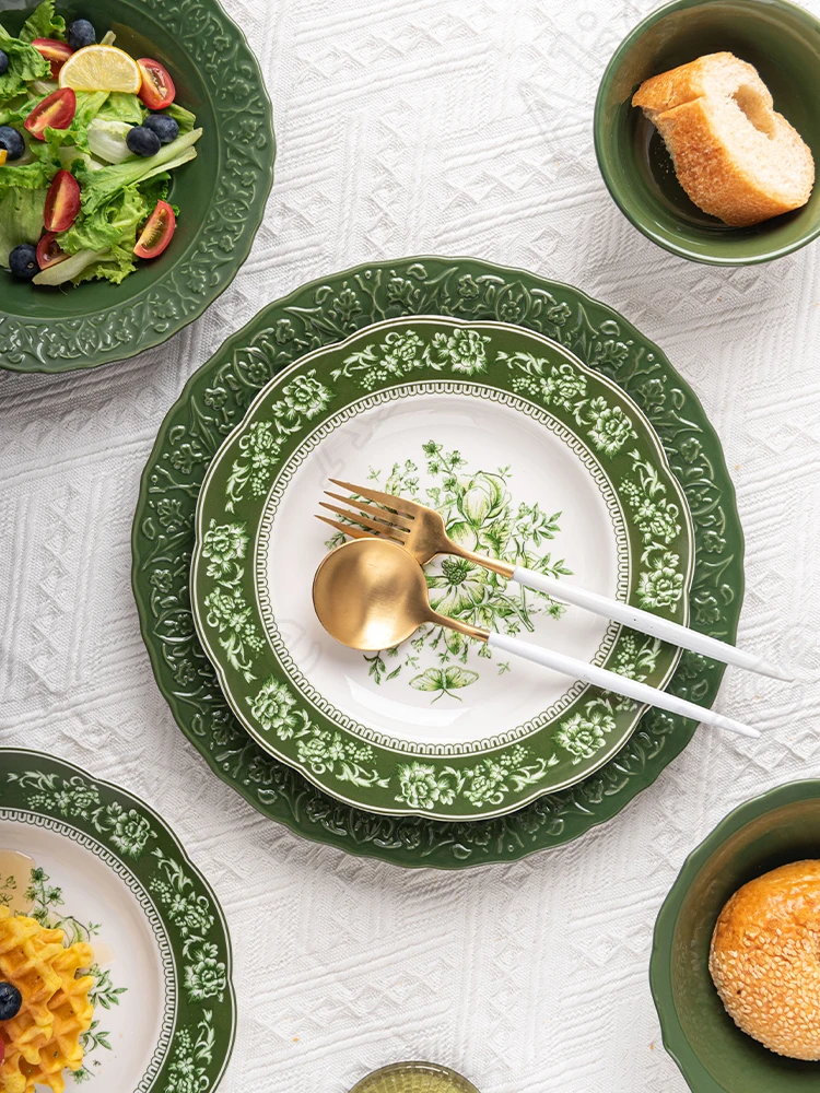 Verde Emerald Green Luxury Dinnerware Set