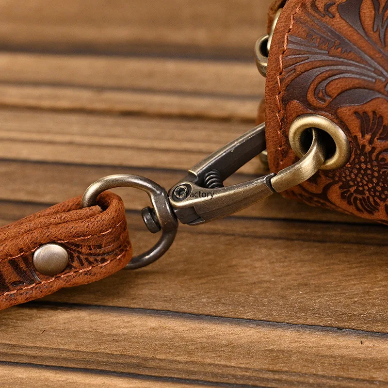Premium Leather Long Wallet with Money Clip