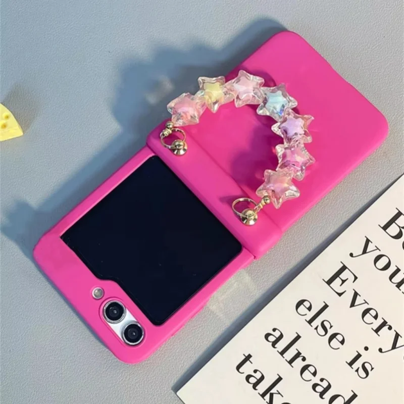 Charming 3D Floral Bunny & Stars Bracelet Phone Case