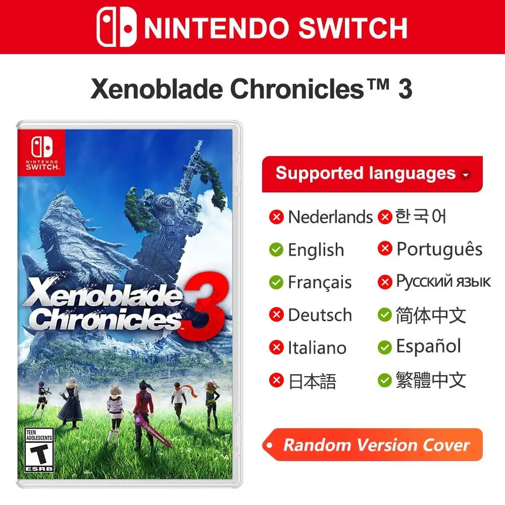 Xenoblade Chronicles 3 Nintendo Switch Game Deals 100% Official