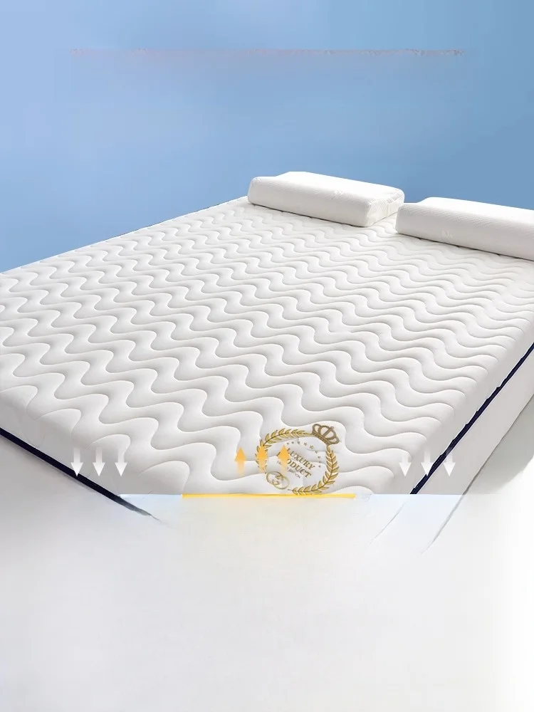 부드러운 라텍스 매트리스 임대용 주택 기숙사 학생용 싱글 90x90 다다미 매트 가정용 누빔 바닥 매트 비방수