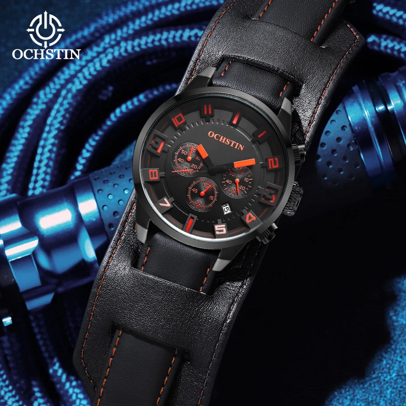 Ochstin's Personalized Trendy Style Multi functional Quartz Movement Craftsmanship Series 2024 New Men's Watch Quartz Watch