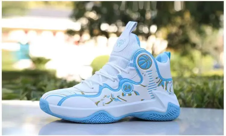 Description Picture 4 of itemNew Brand Basketball Shoes Men High-top Sports Shoes Cushioning Hombre Athletic sapato masculino Comfortable Black Sneaker Male