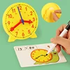 Children Montessori Snail Clock Educational Toys Hour Minute Second Cognition Matching Puzzle Kids Early Preschool Teaching Aids 5
