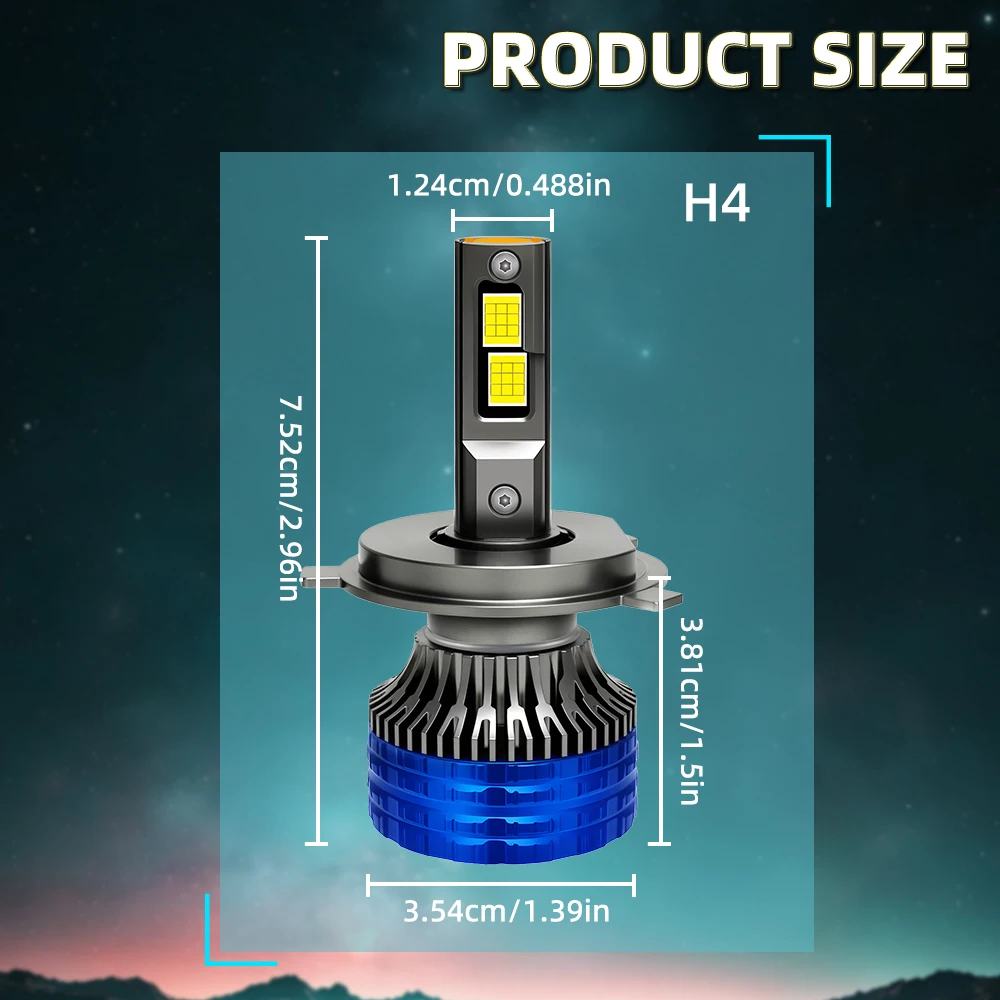 2PCS 150W 고출력 LED 헤드라이트 20000LM 자동차 헤드램프 6000K 화이트 자동차 조명 12V 24V 이스즈 NP-R NQ-R NPR NQR 2008-2013용