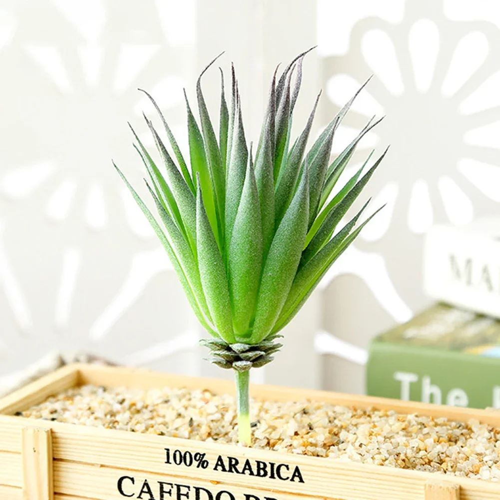 DIY künstliche saftige beflockte Pflanze gefälschte Kaktus Hausgärten Schlafzimmer Büro außerhalb Dekor gefälschte Pflanze Desktop kleine Bonsai neu – Detail 30