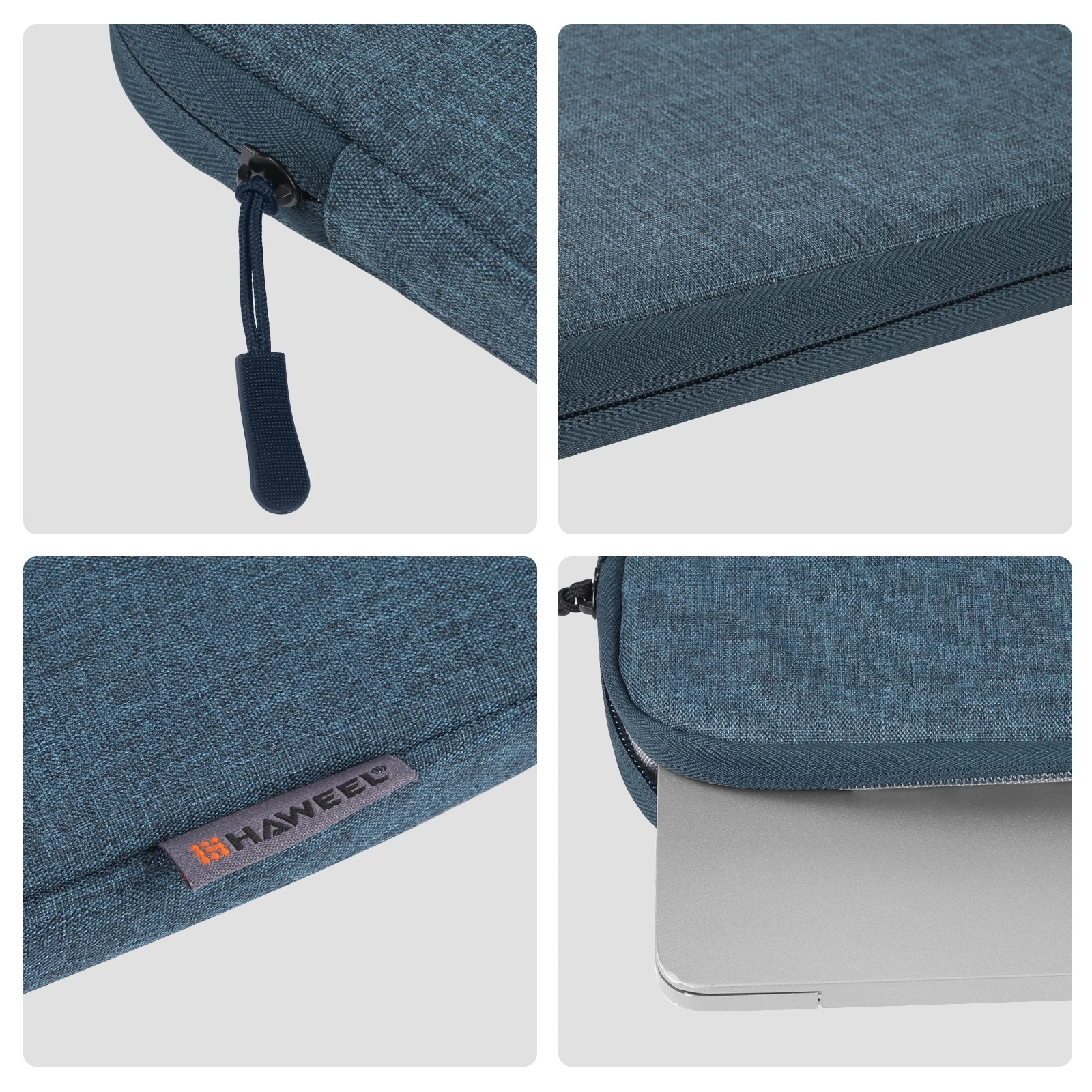 Laptop Sleeve Case - 16 inch Zipper Briefcase for 15-167 inch Laptops