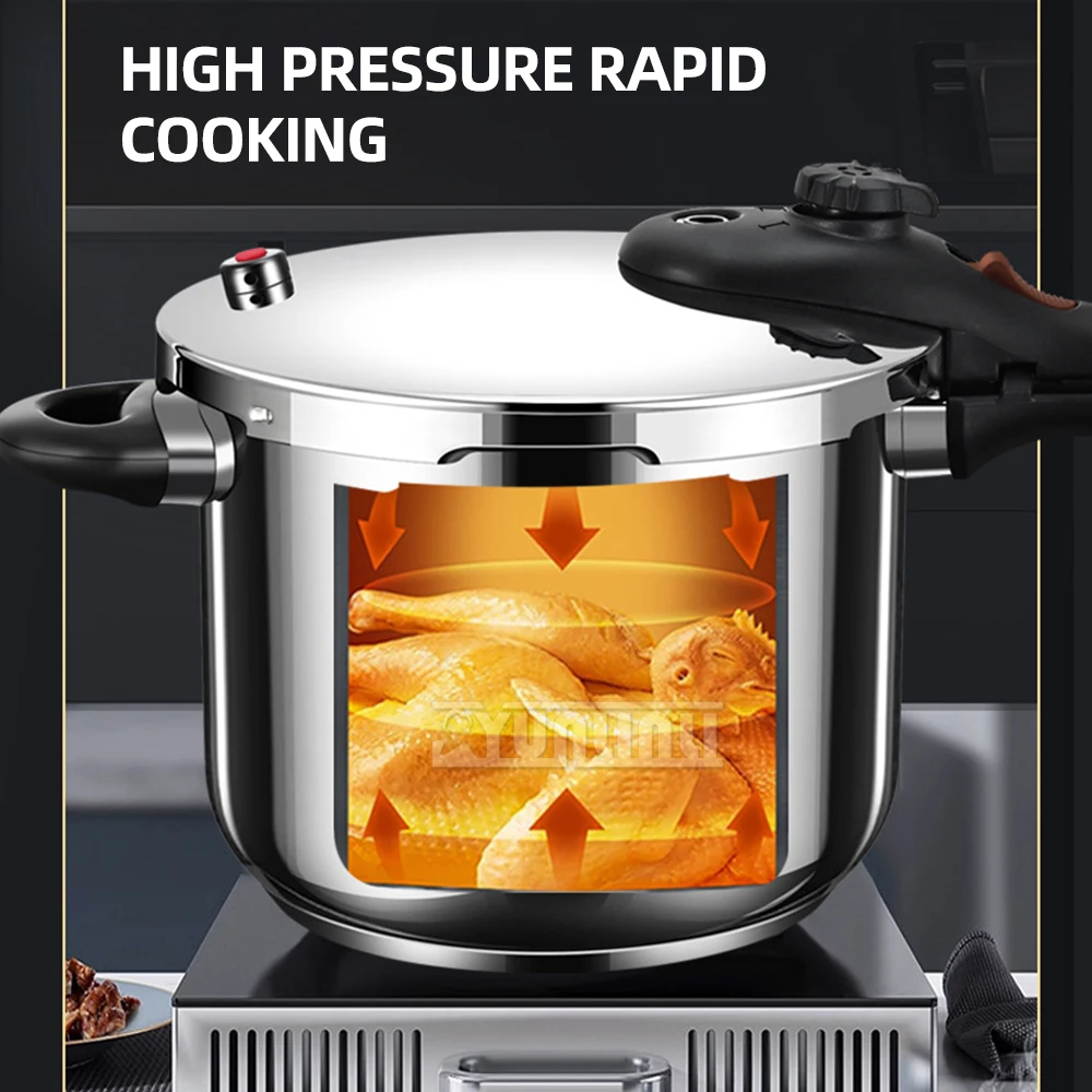 316 Stainless Steel Pressure Cooker Suitable for Gas and Induction Cookers Fast and Safe Cooking 3