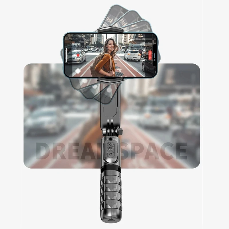 Stabilisateur Smartphone Bluetooth avec Trépied et Perche Selfie