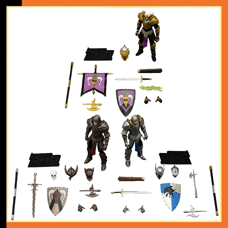 

In stock Boss Fight Studio 1/18 3.75inch Action Figure BFS Vitruvian H.A.C.K.S. 10th Anniversary Knight of Asperity Toy Gifts