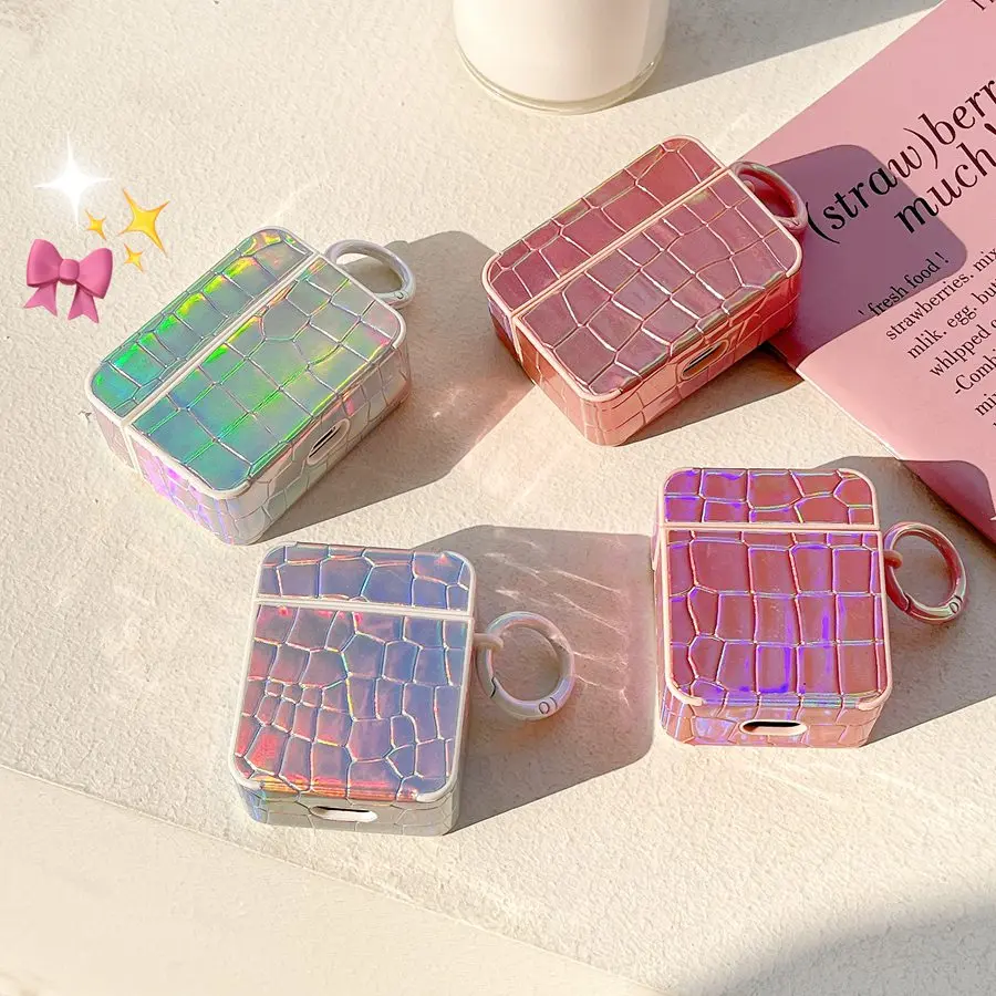 Per Airpods Pro 2 /Airpods 3 /Airpods 2 Custodia Protettiva Per Auricolari Custodia Protettiva In Silicone Laser Di Lusso Air Pods 2 Custodia Per Auri