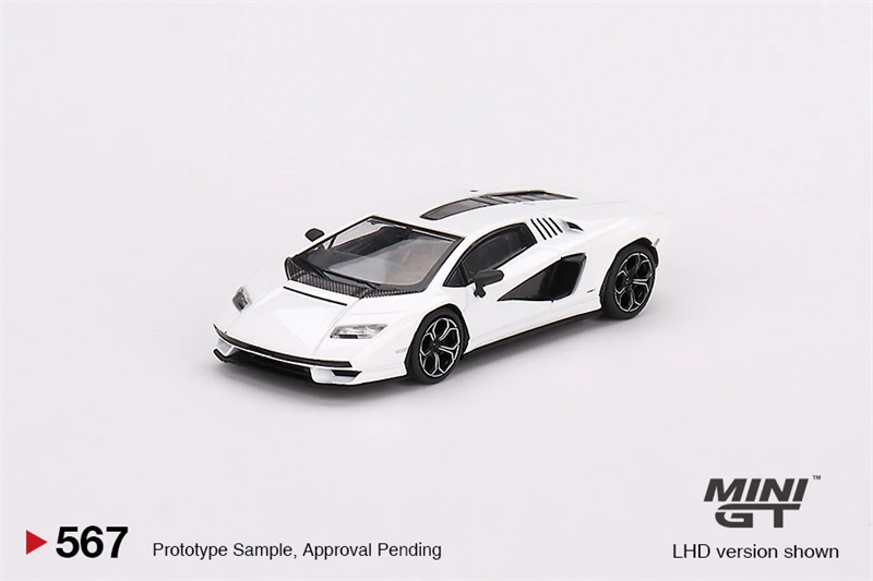 

MINI GT 1:64 Coutach LPI 800-4 Bianco Siderale, литая модель автомобиля
