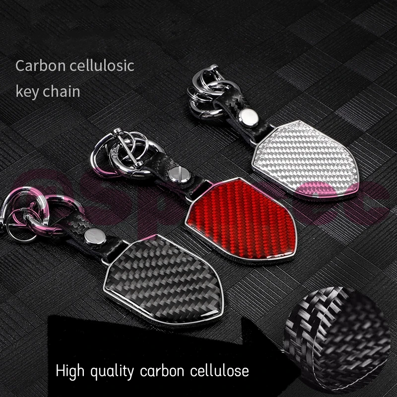

Carbon Cellulosic Key Chain For Maserati