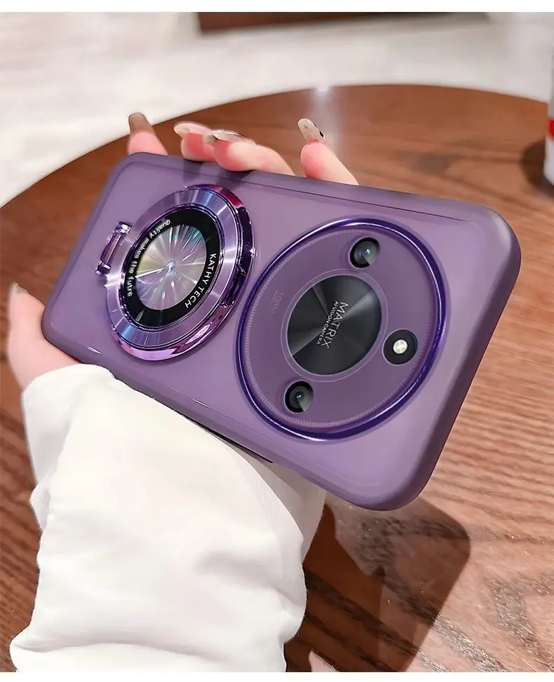 Transparent Soft Case with Magnetic Ring and Lens Protection