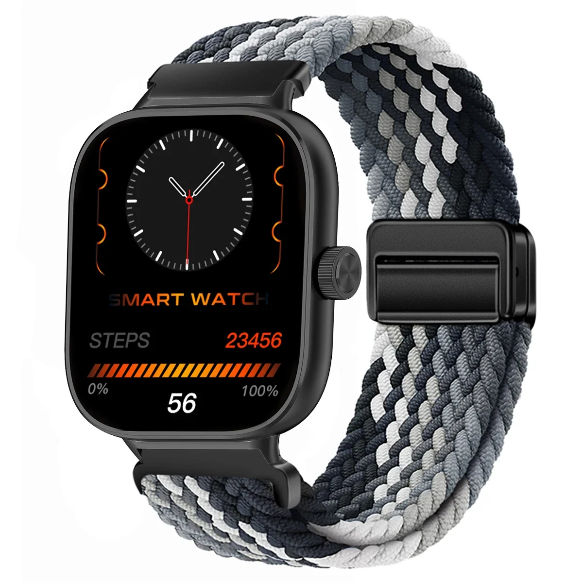 Magnetic Braided Nylon Loop Adjustable Sport Band Strap Replacement Bracelet