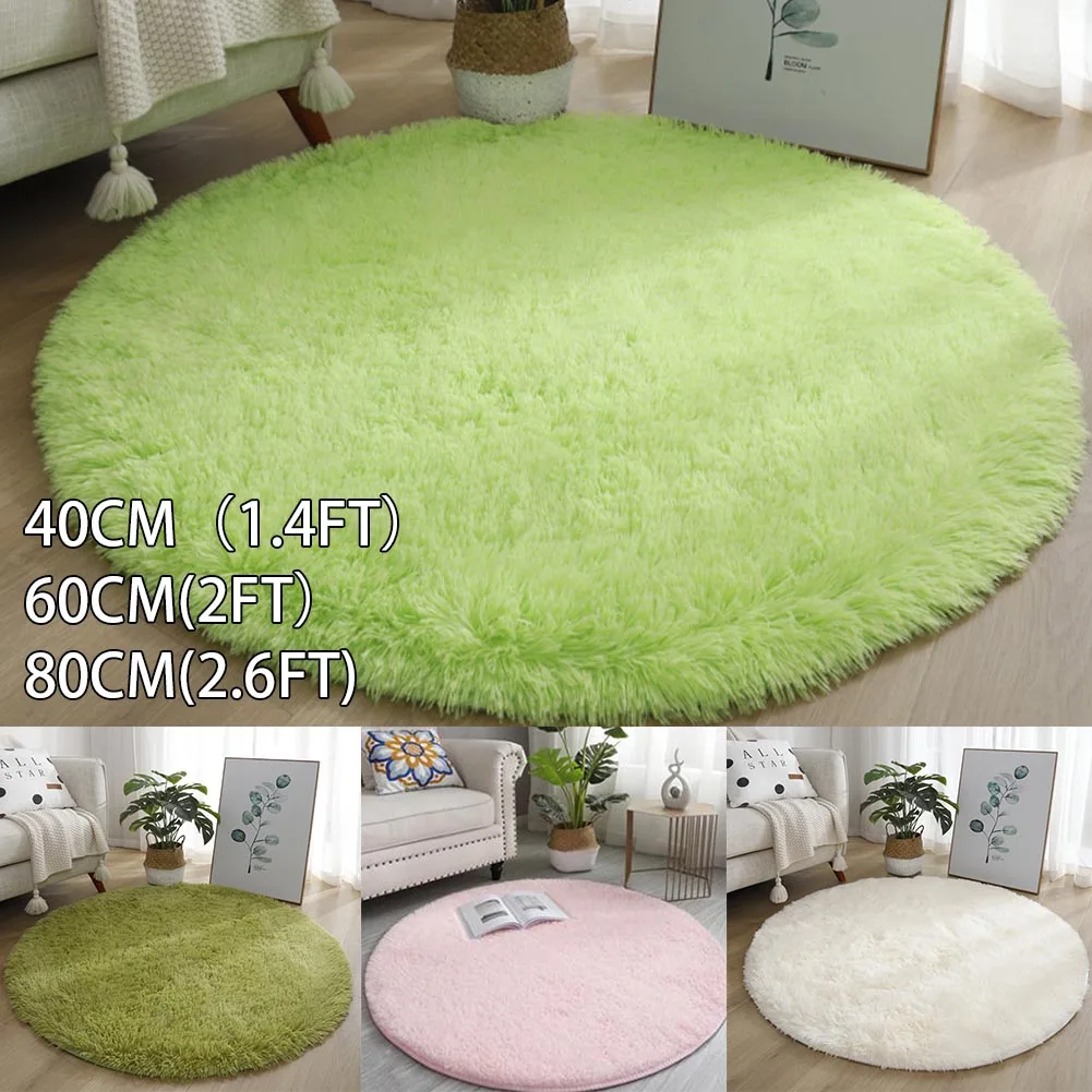 Superweicher, zotteliger Teppich mit sicherer rutschfester Rückseite, geeignet für mehrere Innenräume wie Wohnzimmer und Schlafzimmer – Detail 1