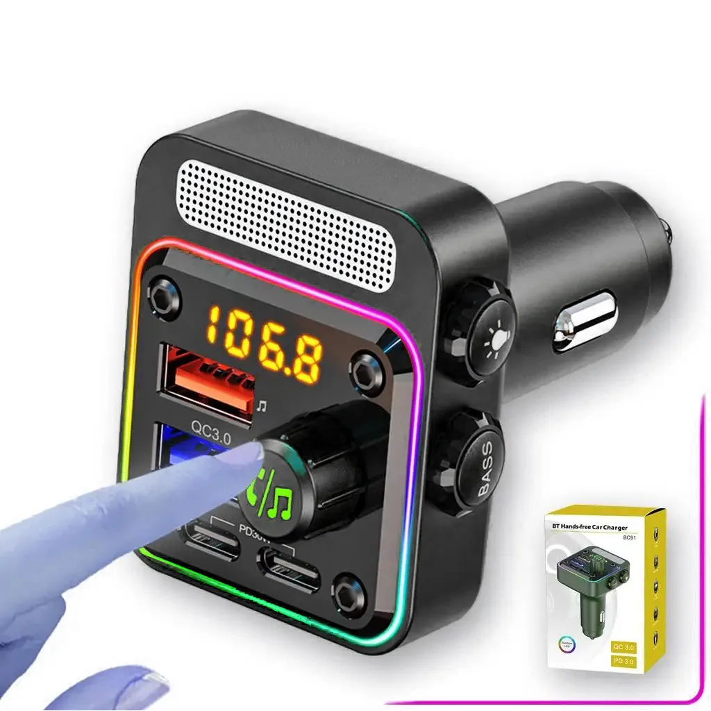 HM13X Car Bluetooth MP3 Player Dual PD Fast Charge