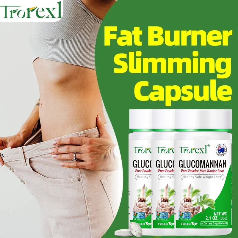 100 tablets Glucomannan Supplements Supports Healthy Weight Management