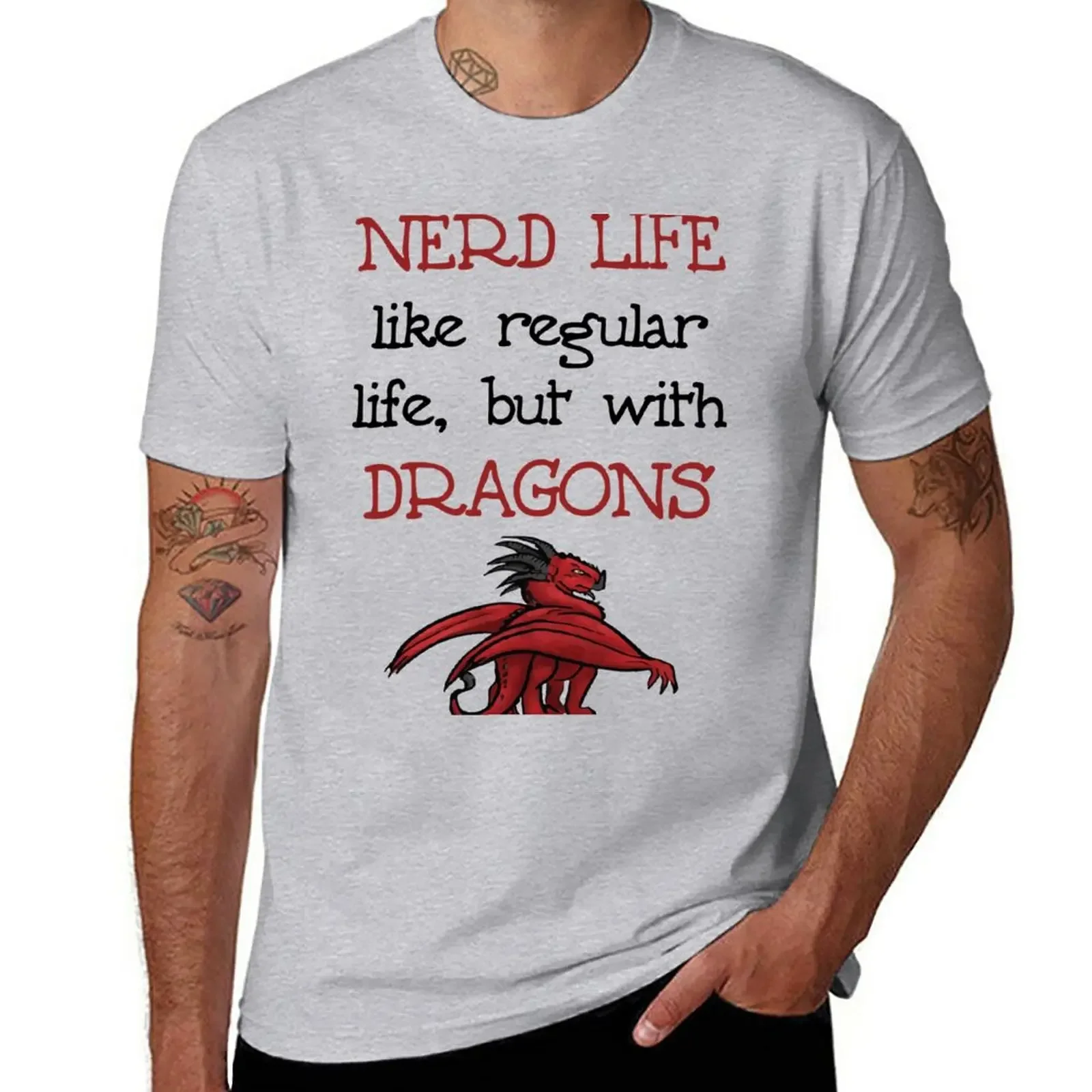 

Nerd Life T-Shirt sports fans tops quick-drying t shirts for men pack