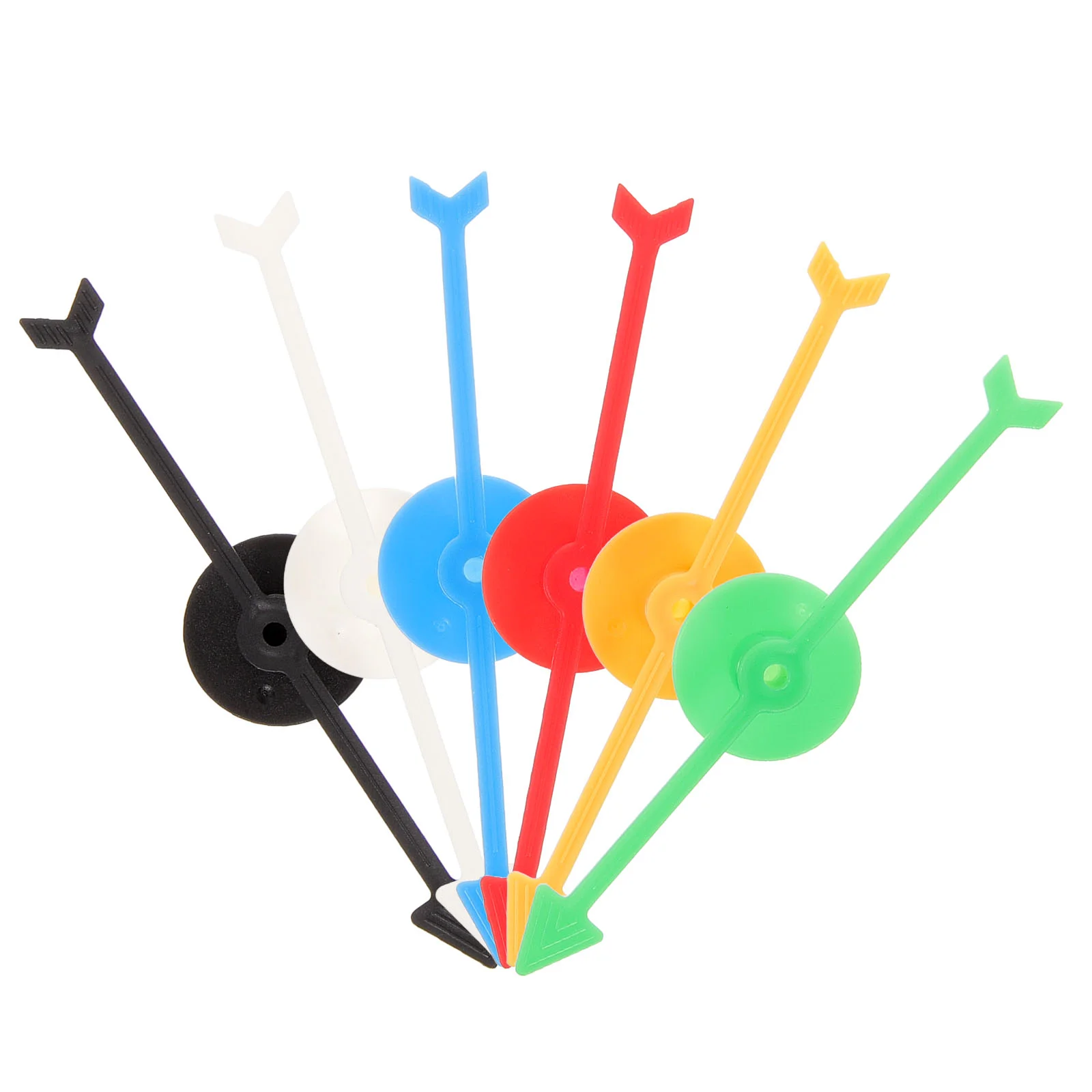 

6 Pcs Rotating Plastic Pointer Digital Turntable DIY Accessories Desktop Arrows Spinners Board Games For Child