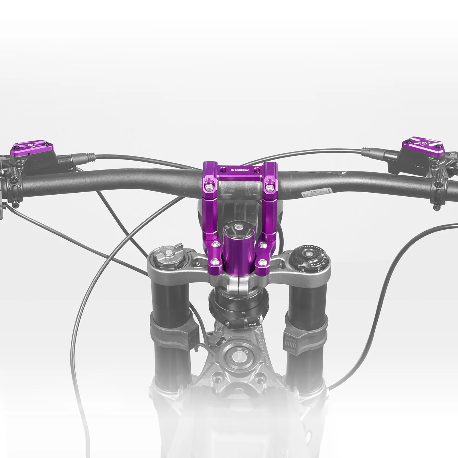 (EU-Lager) Für Surron Light Bee X S L1E 20/30MM Lenkererhöhung & Bremsflüssigkeitsbehälterabdeckungen für Segway X160 X260 – Detail 12