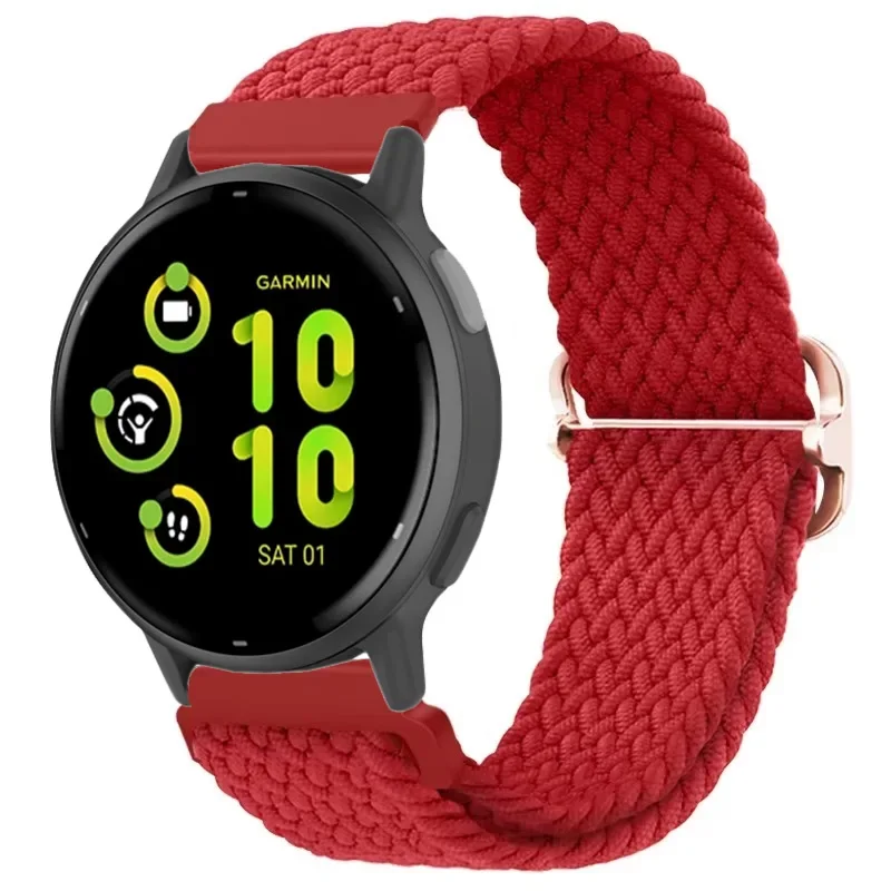 Nylon Braided Solo Loop Strap - Universal Fit, 20/22mm, Durable & Stylish Bracelet