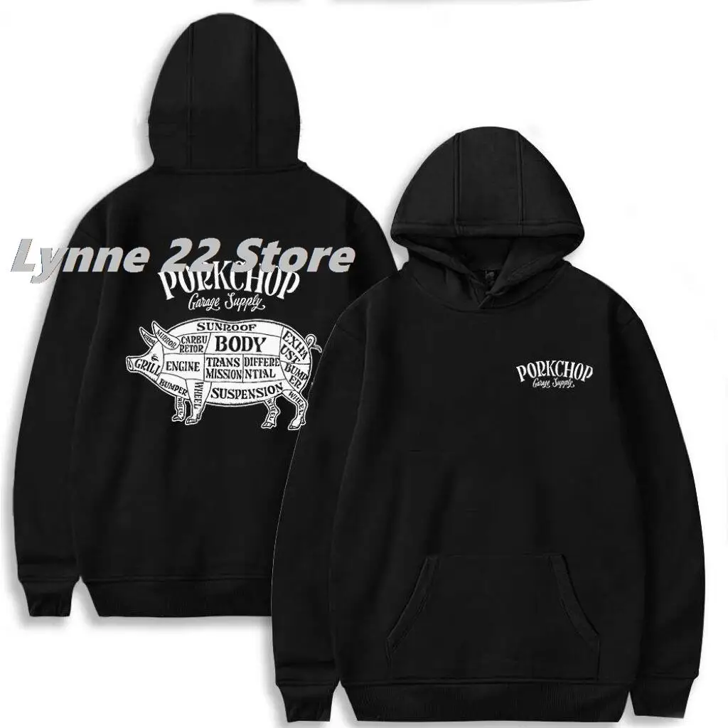 

2022 Porkchop Hoodies Sudaderas Sweatshirts Rock Roll Spring Ropa Hombre Vintage Motor Men/women Top Hip Hop Kids cotton Clothes