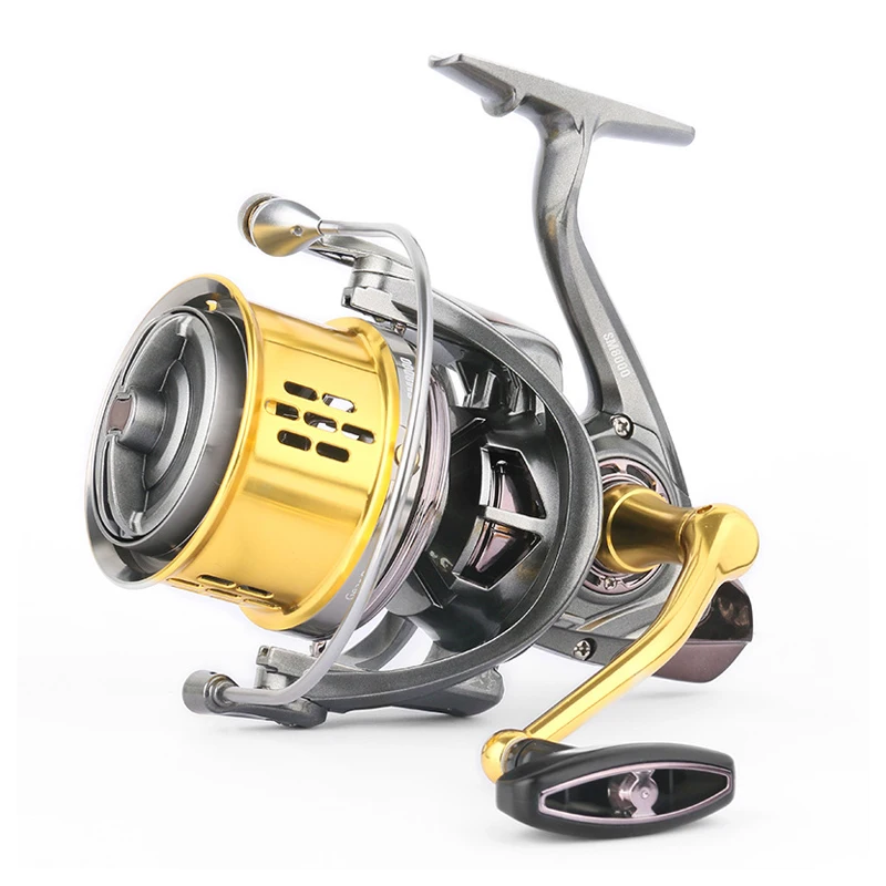 New 8000 10000 12000 Series Saltwater/Freshwater Distant Fishing Reel 8+1BB  Aluminum Alloy Spool Spinning Reel