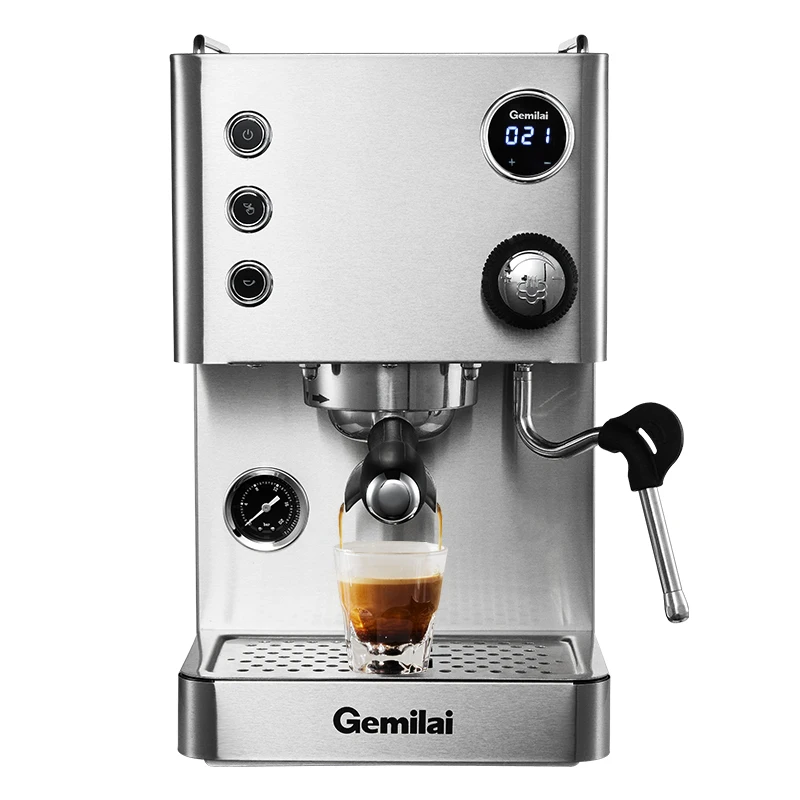 Coffee Machine CRM3007L Italian Semi-Automatic, 220V, 2-in-1 Small Milk Espresso, Professional Household, 550ml Boiler Control 2