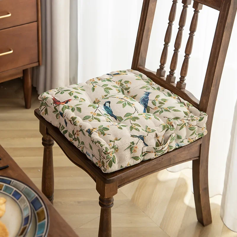 

Square 40cm Chair Soft Pad Thicker Seat Cushion For Dining Patio Home School Office Indoor Outdoor Garden Sofa Buttocks Cushion