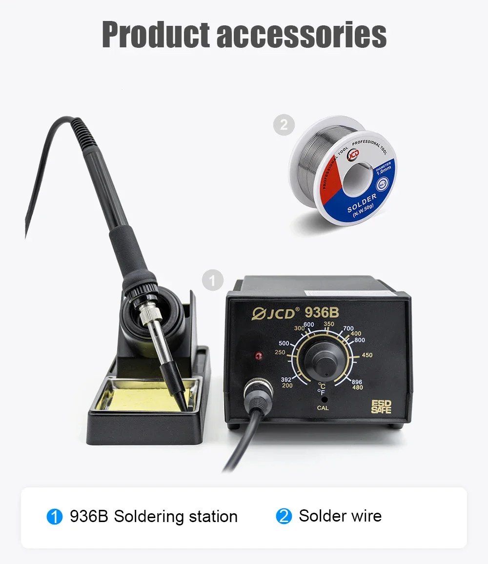 Soldering Station 60W Adjustable Temperature Anti-static 110V 220V Welding Stati