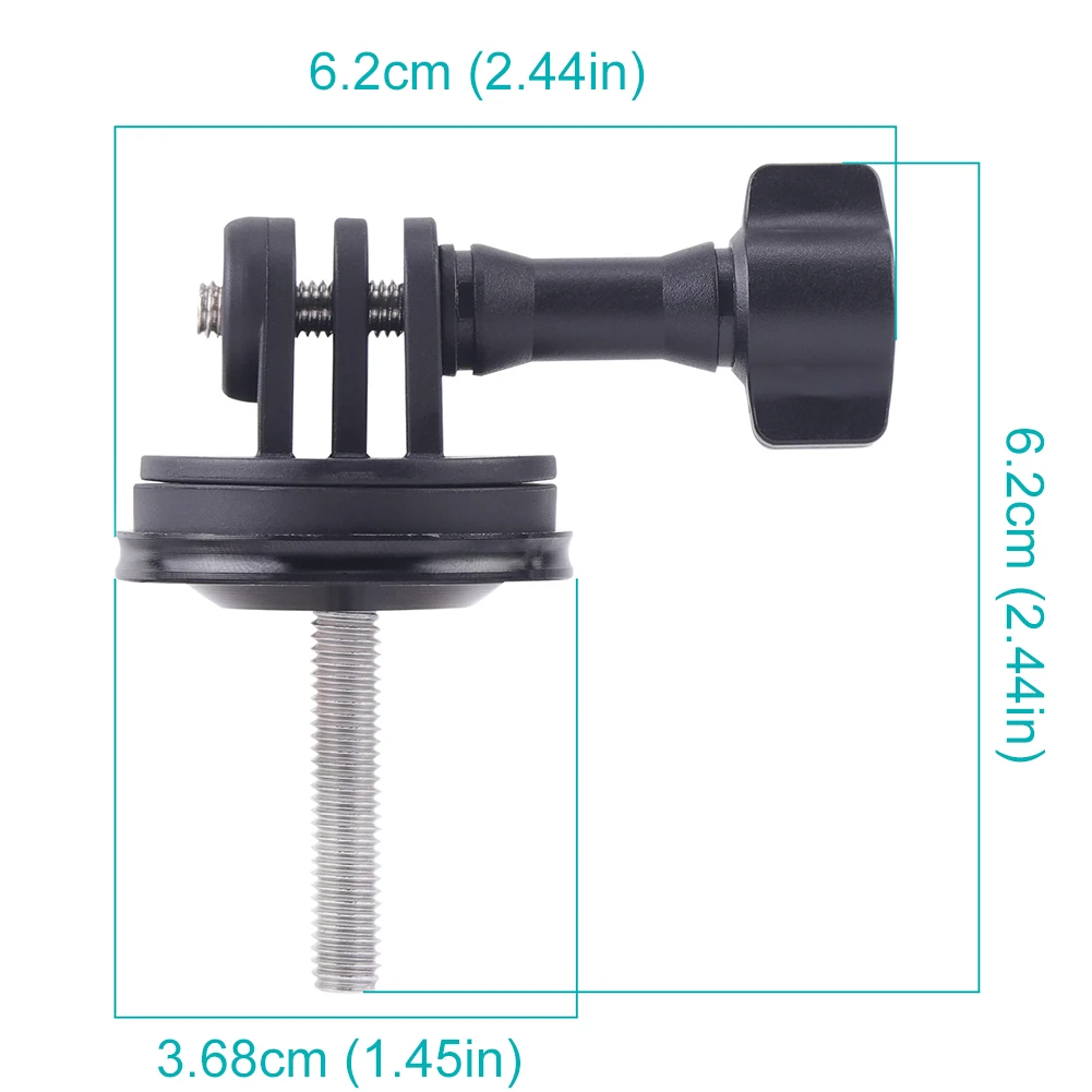 Bicycle Camera Mount Aluminum Alloy Bicycle Speedometer Mount Multifunctional Cycling Headlight Bracket for Garmin/DJI